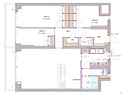 秀和青南レジデンス 3LDKの間取図画像