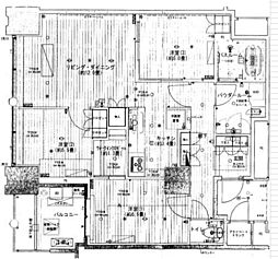 ワールドシティタワーズキャピタルタワーC2棟 3LDKの間取図画像