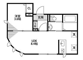 東京都品川区上大崎3丁目（賃貸アパート1LDK・2階・30.36㎡） その2