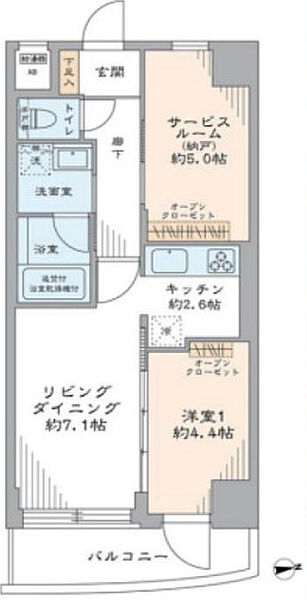 東京都港区芝大門2丁目(賃貸マンション2LDK・6階・42.54㎡)の写真 その2