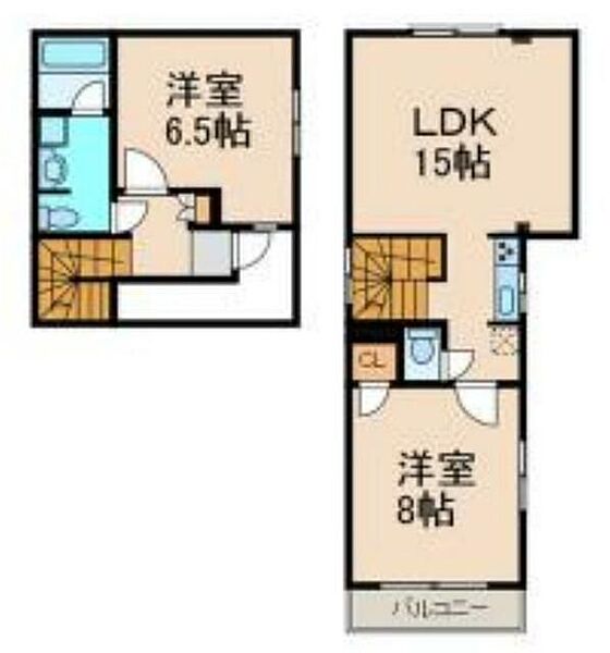 東京都品川区荏原1丁目(賃貸マンション2LDK・3階・69.00㎡)の写真 その2