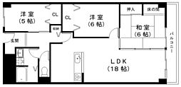 間取図画像 3LDK
