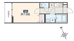 MELDIA是政  ｜ 東京都府中市是政4丁目（賃貸アパート1K・1階・23.15㎡） その2