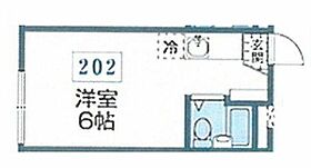 オレンジハイツII  ｜ 東京都東大和市南街2丁目（賃貸アパート1R・2階・14.58㎡） その2