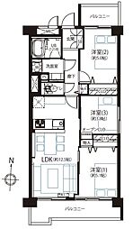 間取図画像 3LDK