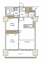 東京都中央区日本橋本町2丁目（賃貸マンション2LDK・9階・56.21㎡） その2