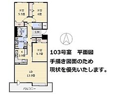 間取図画像 3LDK