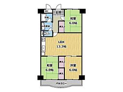 間取図画像 3LDK