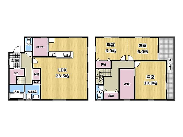 間取りを拡大表示