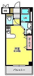 ヴィレッジヴァンガード ワンルームの間取図画像