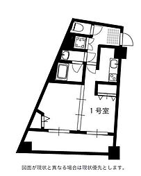 ヴァンティアン 1LDKの間取図画像