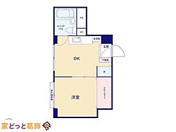 間取図画像 1DK