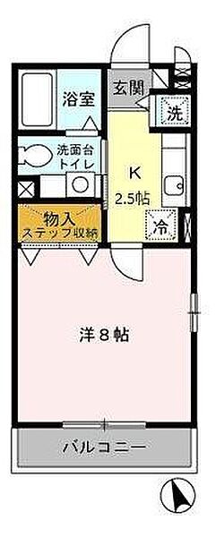 神奈川県横浜市金沢区六浦４丁目(賃貸アパート1K・2階・26.93㎡)の写真 その2