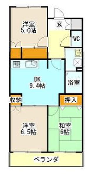 ハイステージもみじ山 ｜神奈川県横浜市金沢区釜利谷東７丁目(賃貸マンション3DK・3階・65.08㎡)の写真 その2