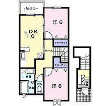 シャトン 201 ｜ 神奈川県相模原市緑区久保沢3丁目8-58（賃貸アパート2LDK・2階・57.22㎡） その2