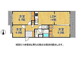 間取図画像 3LDK
