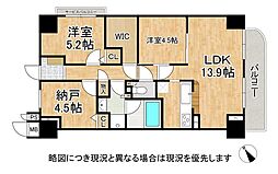 西宮東町アーバンコンフォート2番館 3LDKの間取図画像