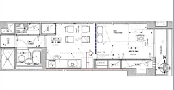 中銀第2小石川マンシオン 1DKの間取図画像