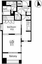 東京都渋谷区広尾1丁目（賃貸マンション1LDK・5階・37.40㎡） その2