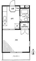 東京都大田区北千束1丁目（賃貸アパート1K・1階・19.87㎡） その2