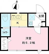 東京都品川区西大井6丁目（賃貸マンション1K・4階・16.97㎡） その2