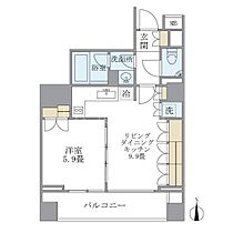 東京都港区南麻布2丁目（賃貸マンション1LDK・3階・43.63㎡） その2