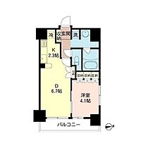 東京都品川区大井4丁目（賃貸マンション1LDK・9階・35.58㎡） その2