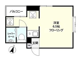 東京都品川区戸越3丁目（賃貸マンション1R・5階・19.47㎡） その2