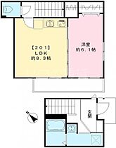 東京都品川区東大井3丁目（賃貸アパート1LDK・2階・42.79㎡） その2