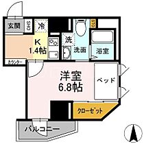 東京都港区白金1丁目（賃貸マンション1K・2階・26.07㎡） その2