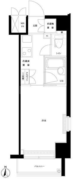 ルーブル蒲田弐番館 ｜東京都大田区西蒲田8丁目(賃貸マンション1K・5階・20.52㎡)の写真 その2