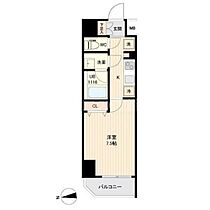 東京都大田区東糀谷1丁目1-27（賃貸マンション1K・8階・26.55㎡） その2