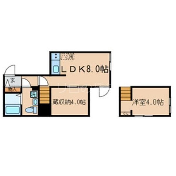 東京都大田区鵜の木3丁目(賃貸アパート1LDK・1階・30.74㎡)の写真 その2