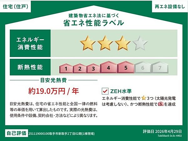省エネ性能ラベル
