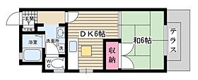 兵庫県西宮市中島町（賃貸アパート1DK・2階・30.00㎡） その2