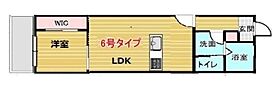 兵庫県西宮市津門稲荷町（賃貸マンション1LDK・2階・35.05㎡） その2