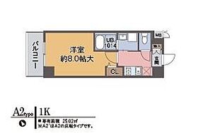 兵庫県西宮市里中町3丁目（賃貸マンション1K・2階・25.02㎡） その2