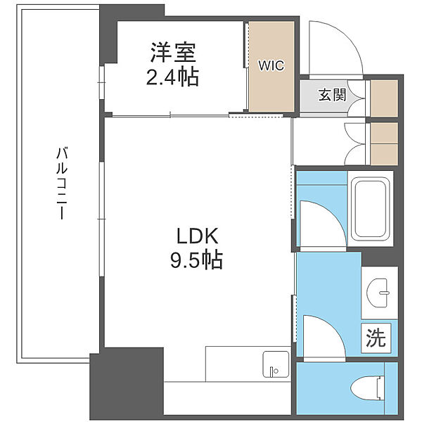 ルフォンプログレ堺筋本町タワーレジデンス ｜大阪府大阪市中央区常盤町2丁目(賃貸マンション1LDK・2階・33.83㎡)の写真 その2