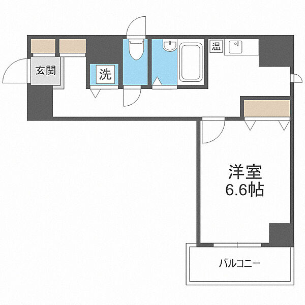 コモグランツ松屋町 ｜大阪府大阪市中央区谷町6丁目(賃貸マンション1K・2階・29.57㎡)の写真 その2