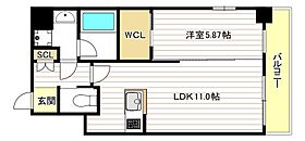 大阪府大阪市北区同心2丁目（賃貸マンション1LDK・7階・42.05㎡） その2