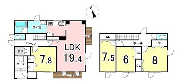 間取りを拡大表示