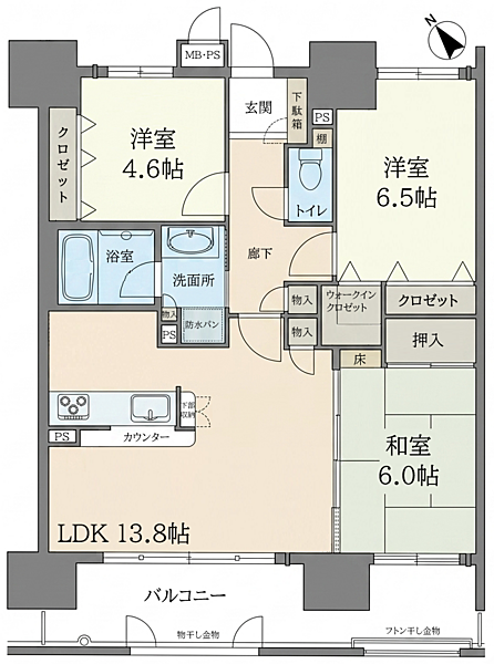 間取りを拡大表示
