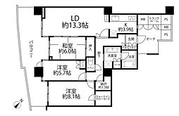 間取図画像 3LDK