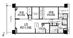 間取図画像 2SLDK
