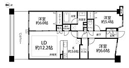 間取図画像 3LDK