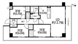 間取図画像 3LDK