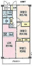 間取図画像 3LDK