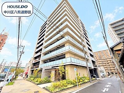 外観：【オープンレジデンシア金山マークス】名古屋市名城線/金山駅まで8分・名古屋市立八熊小学校まで徒歩4分(約270m)・名古屋市立山王中学校まで徒歩15分(約1140m)