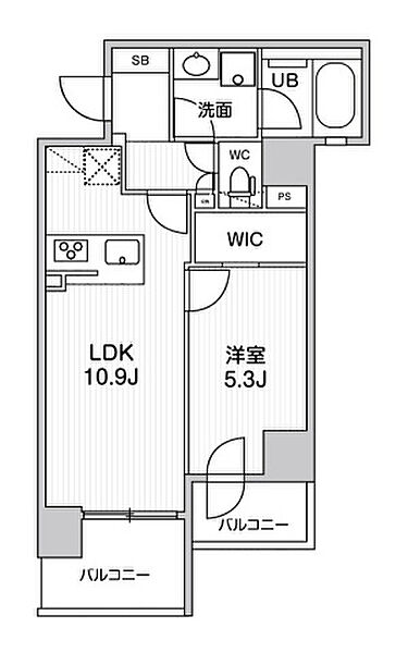 シーズンフラッツ両国EAST 701号室｜東京都墨田区緑２丁目(賃貸マンション1LDK・7階・40.28㎡)の写真 その2