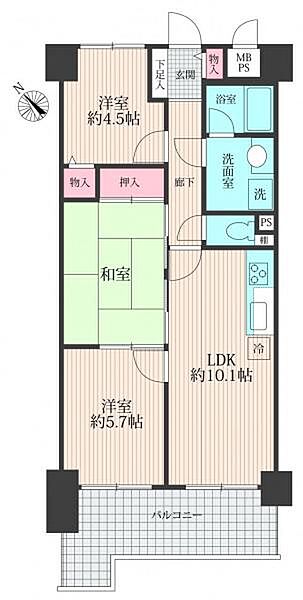 間取りを拡大表示